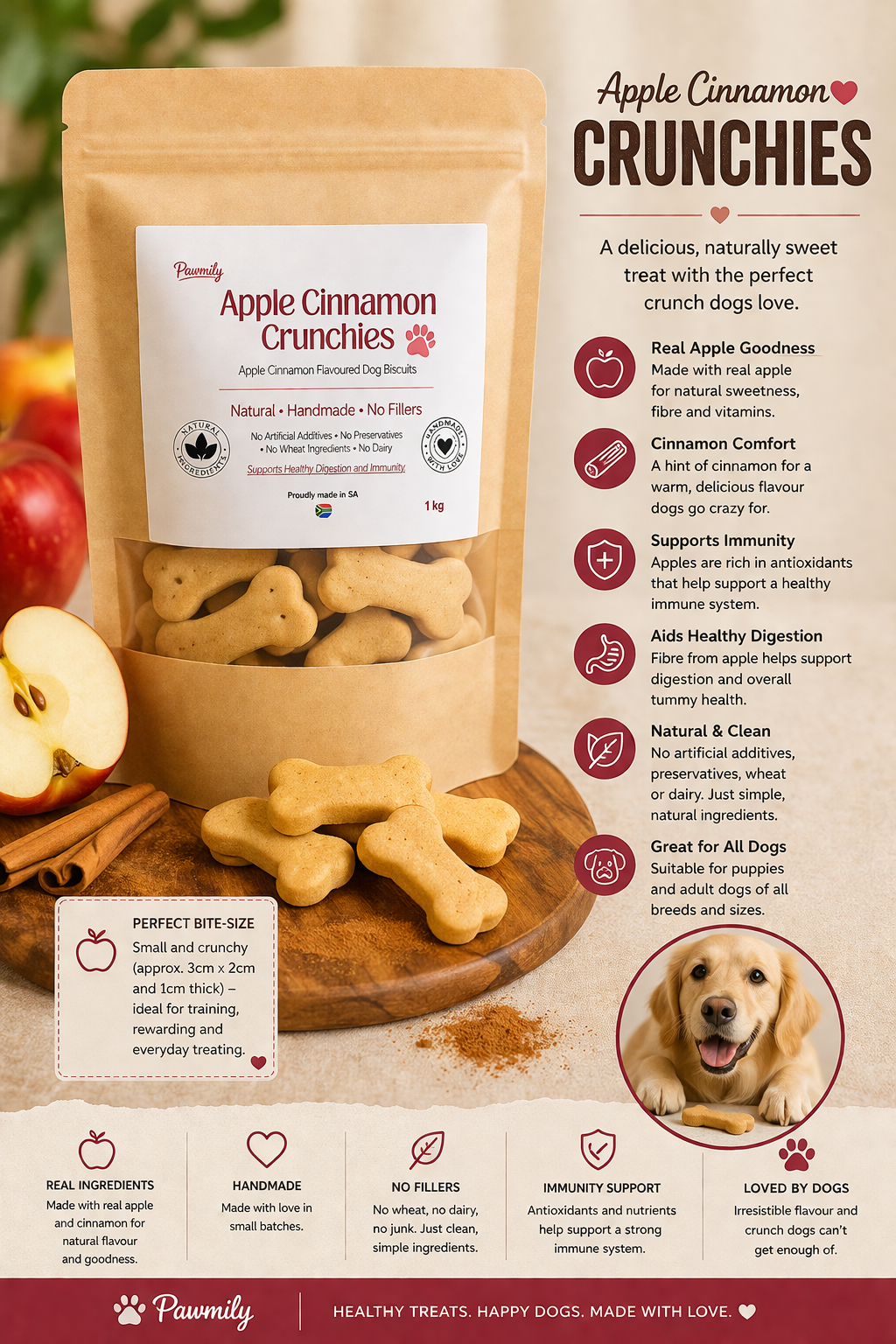 Apple Cinnamon Crunchies