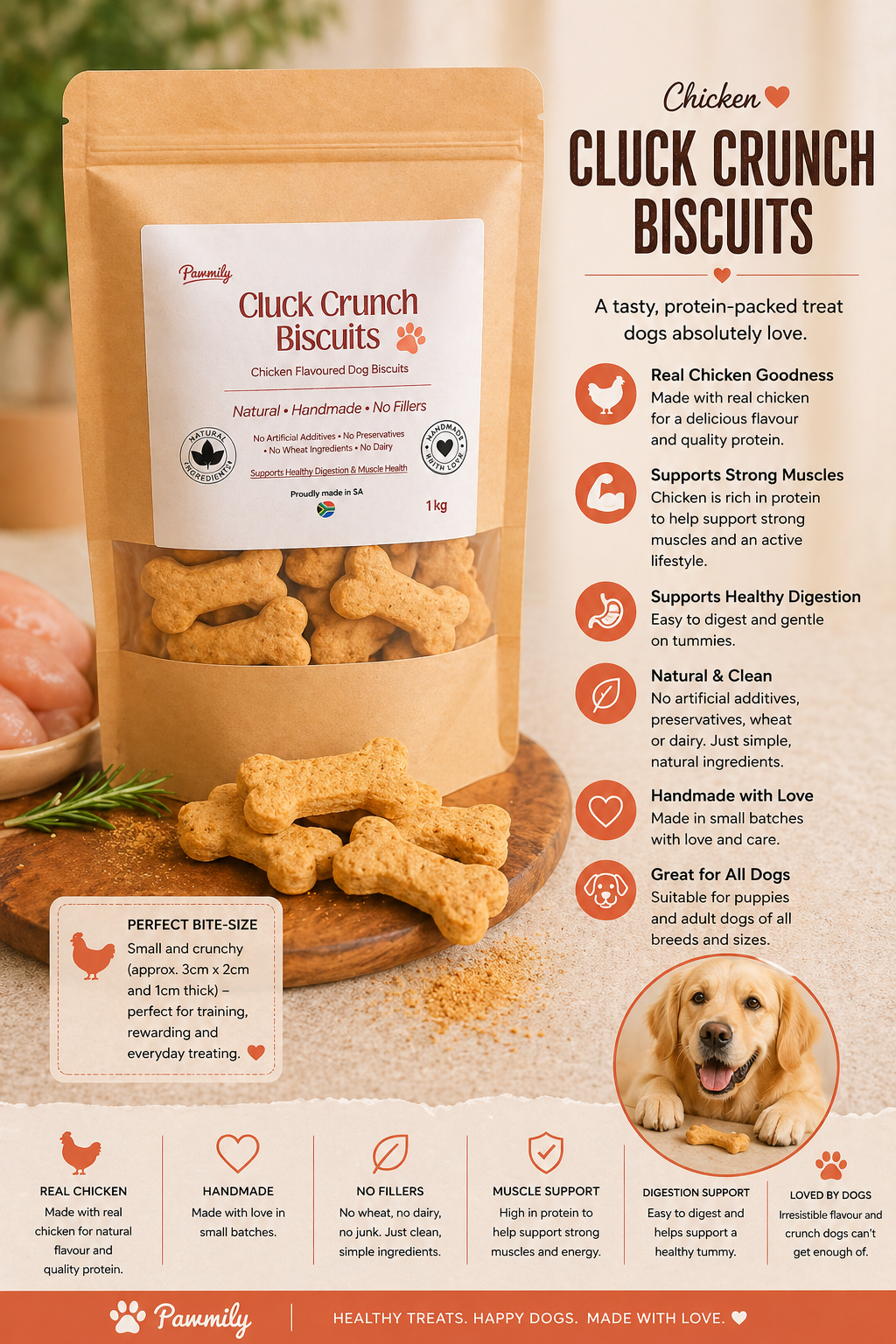 Cluck Crunch Biscuits