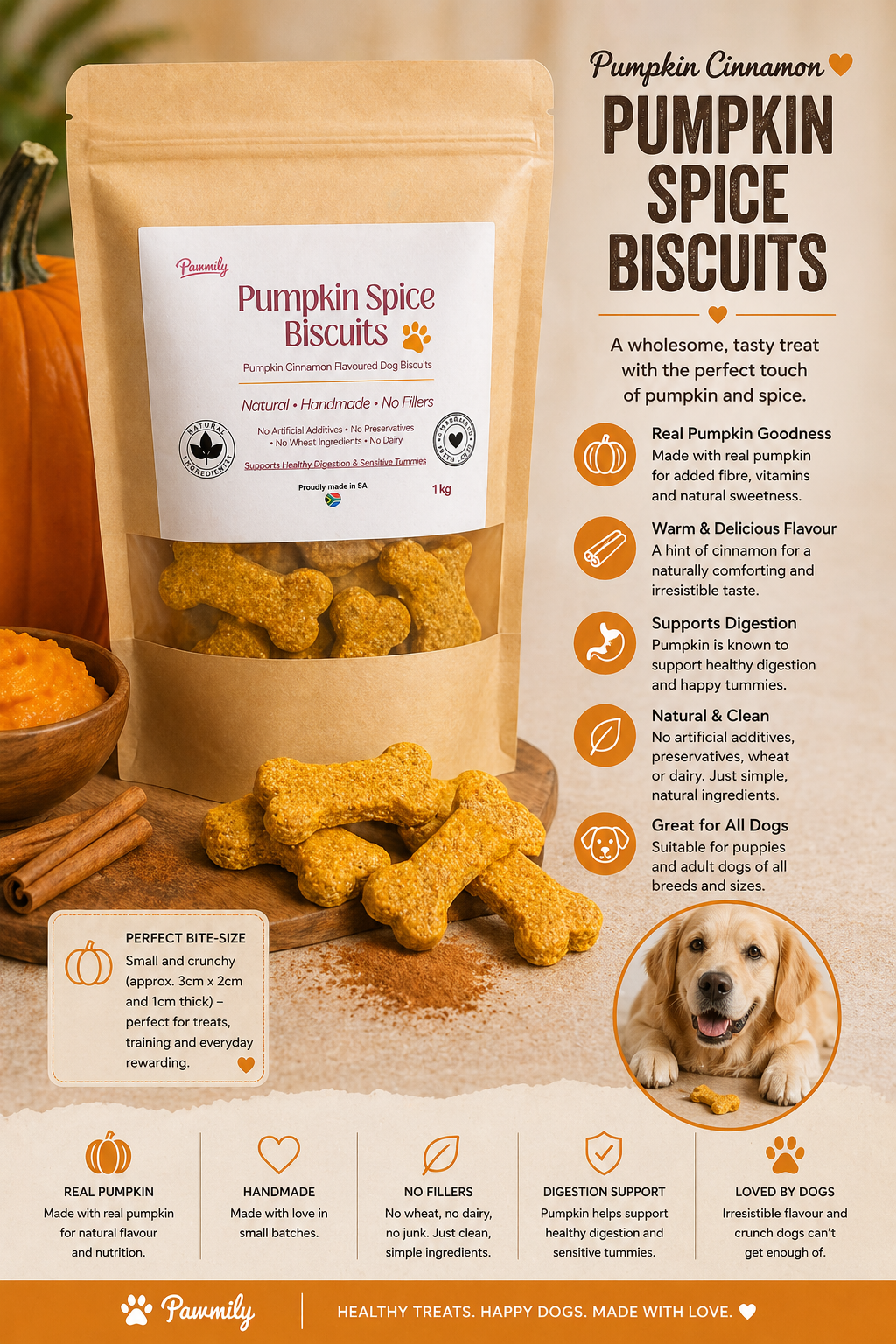 Pumpkin Spice Biscuits